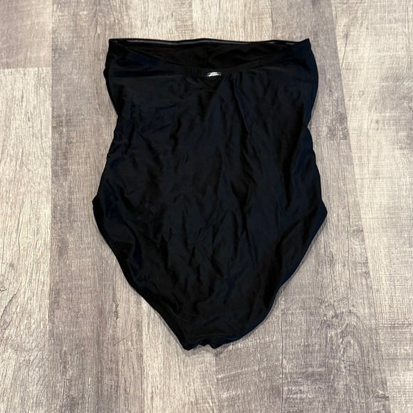 Like New! DKNY Black Strapless Swimsuit - Picture 2 of 4